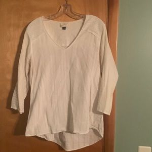Off white 3 Quarter length sleeves shirt